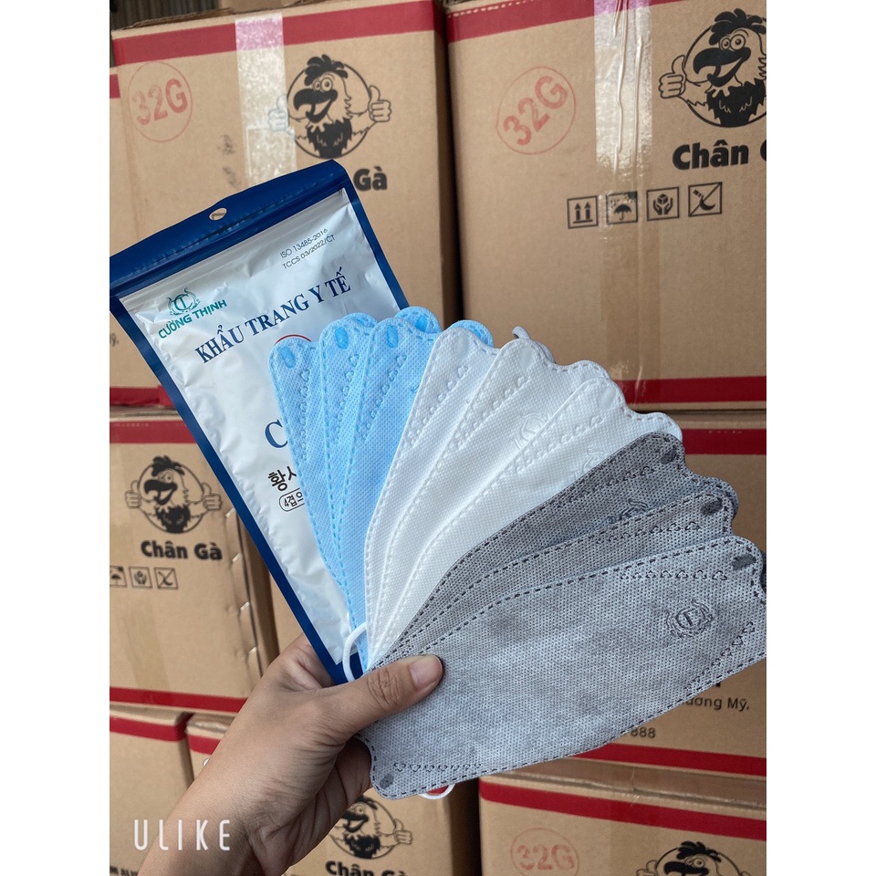 Khẩu trang 4D CT mask công nghệ Hàn Quốc - Thùng 300 chiếc