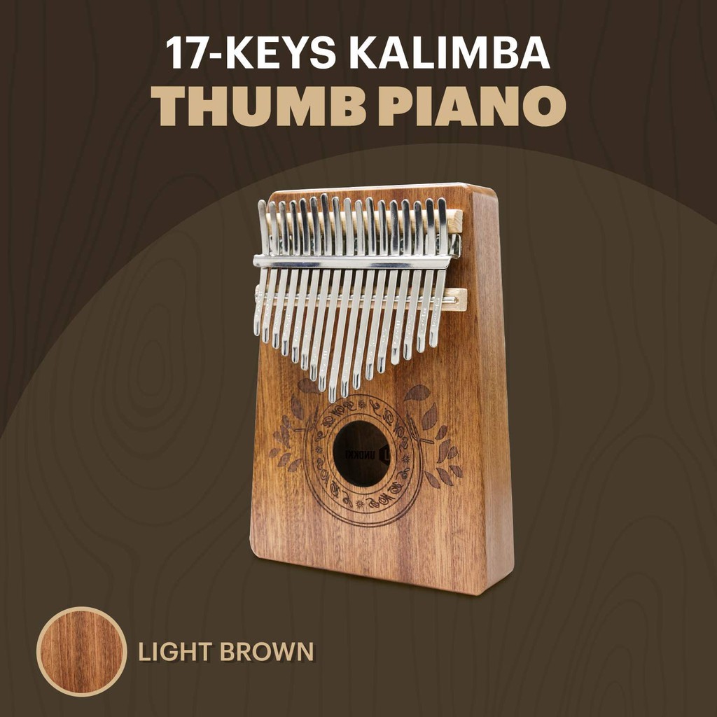 Đàn kalimba Tonic Gỗ Tử Đàn - Ấn Độ 17 phím hộp cộng hưởng âm vang to TONIC-M17003S Hàng chính hãng