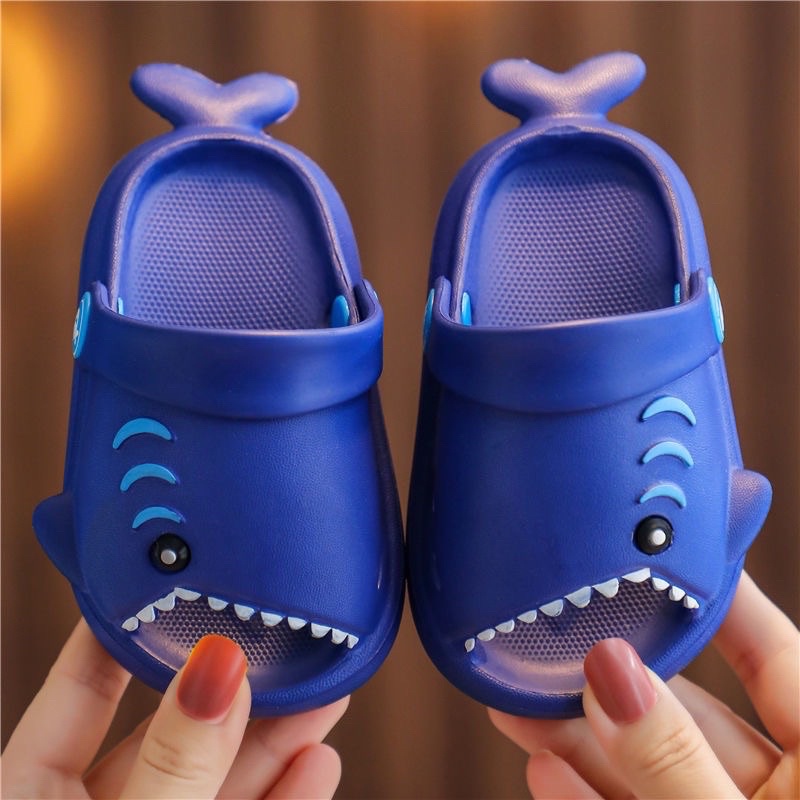 Dép Sục Cá Mập Baby Shark Cho Bé [HÀNG CAO CẤP], siêu nhẹ, chống trơn trượt