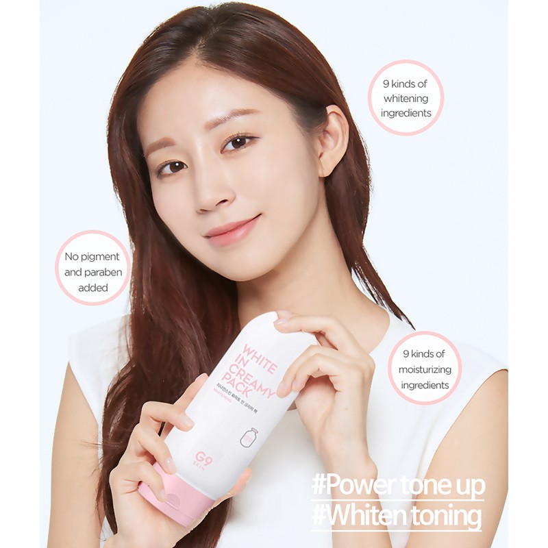 [Chuẩn Auth] Kem Ủ Trắng Da G9 Skin White In Creamy Pack Whitening 200ml