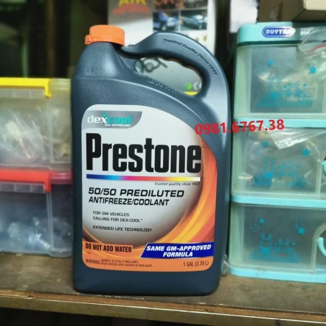 Nước Giải Nhiệt PRESTONE DEX-COOL USA 4Lít - Đỏ - Hàng Nhập Khẩu