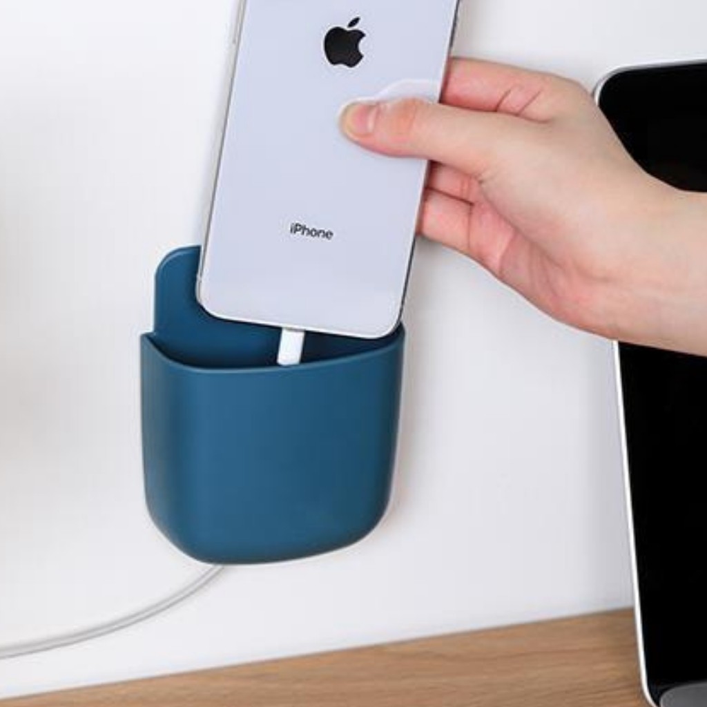Kệ mini dán tường để điện thoại đa năng , giá đỡ dán tường để đồ dùng cá nhân siêu tiện dụng - Dodoba