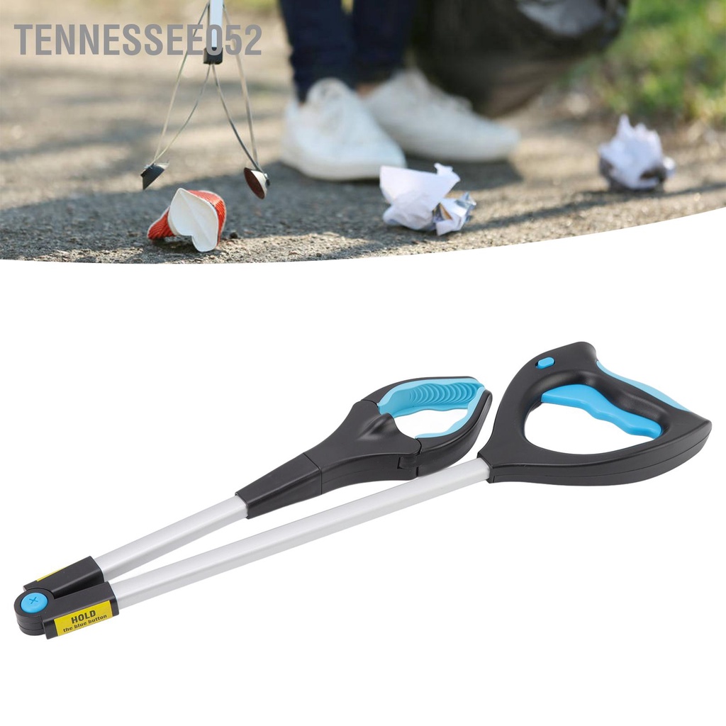 Tennessee052 Có thể gập lại Reacher Grabber Tool Gấp Pick Up Stick Telescoping cho các mặt hàng rác