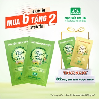 Combo 6 dây sữa tắm Ngọc Thảo xanh /dây