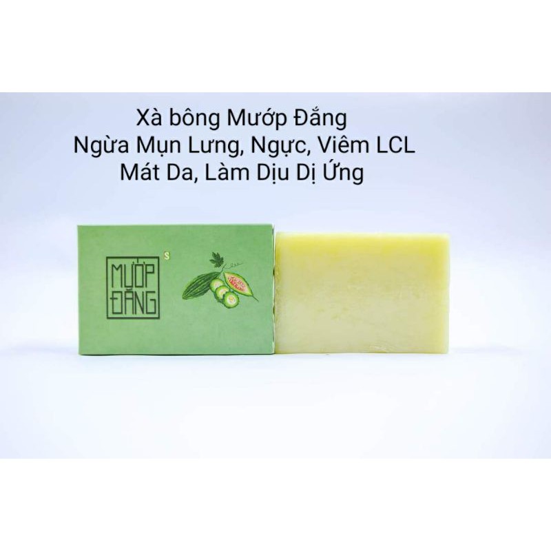 Xà Bông Sinh Dược Mướp Đắng Ngừa Mụn Lưng handmade