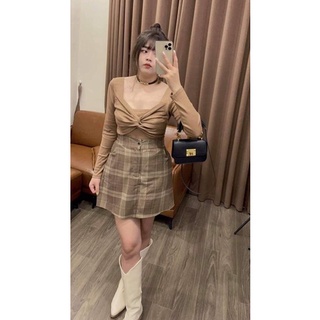 CHÂN VÁY KẺ MỀM KÌ VŨ BIGSIZE