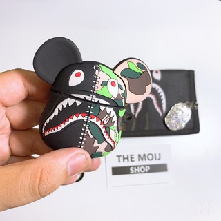 Vỏ Case Bảo vệ tai nghe Airpod Bape Camo chống bám bẩn