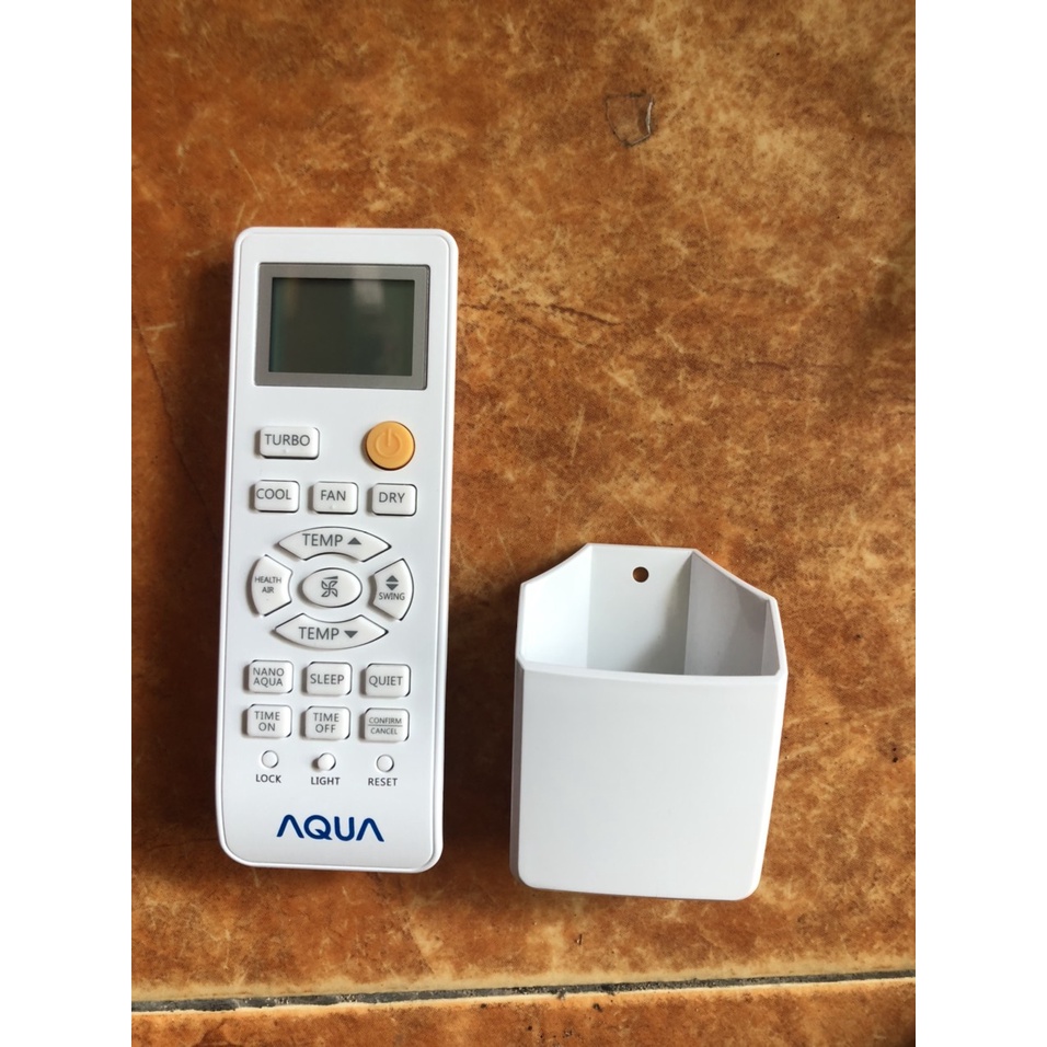 Điều khiển điều hòa AQUA nguyên hộp đế zin theo máy  loại tốt - Tặng kèm pin chính hãng - Remote Aqua