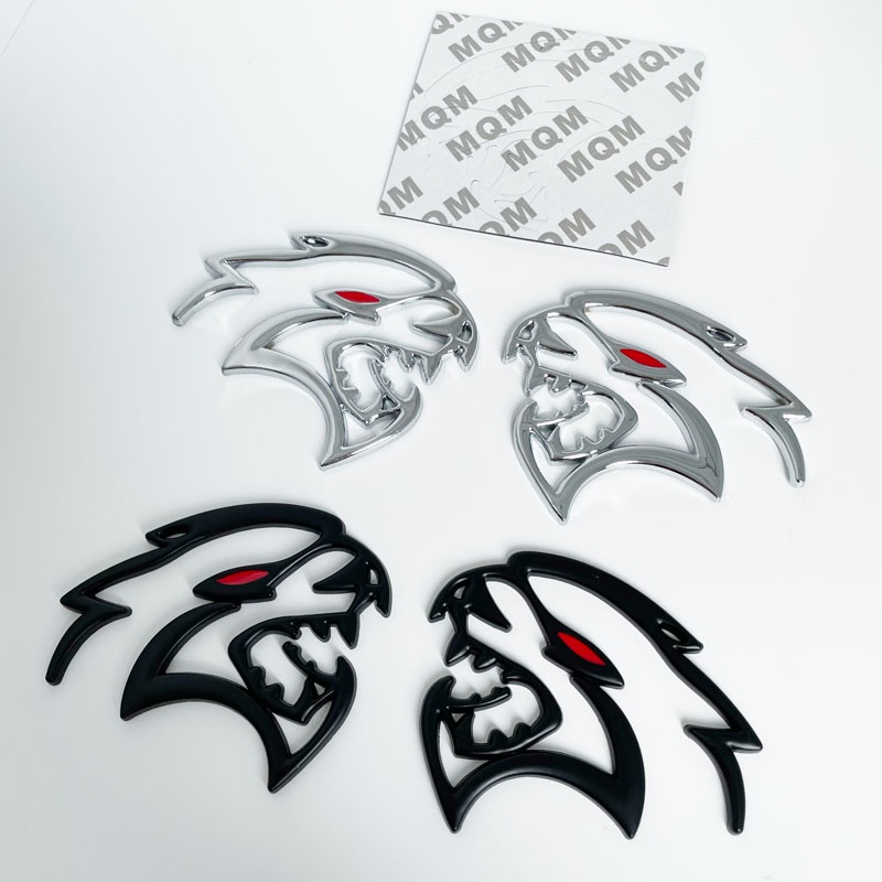 Miếng Dán Kim Loại 3D Trang Trí Xe Hơi Dodge Ram 1500 Demon Srt Hellcat Challenger