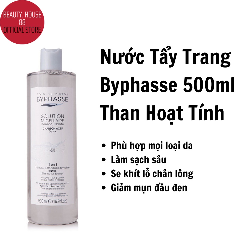 Nước tẩy trang BYPHASSE Solution Micellaire Face 500ml chính hãng