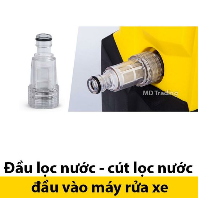 Đầu khớp nối nhanh lọc nước đầu vào máy rửa xe