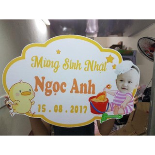 Banner treo tường trang trí sinh nhật
