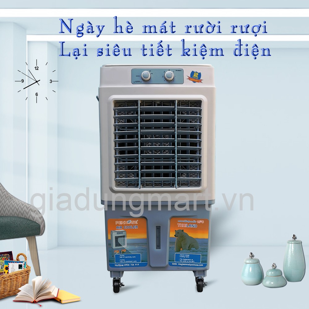 Quạt điều hòa KS-3800C Inverter Quạt THÁI LADOMAX siêu mát 100% Tặng 2 viên đá Siêu tiết kiệm điện