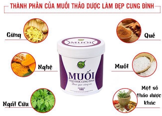 Muối thảo dược CUNG ĐÌNH