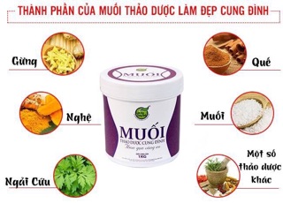 Muối thảo dược CUNG ĐÌNH