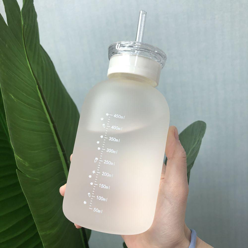 Bình Nước Thủy Tinh Có Nắp Đậy Chống Tràn Thiết Kế Sáng Tạo