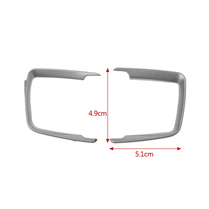 Set 2 Khung Dán Công Tắc Đèn Pha Bằng ABS Cho F30 F31 F32 F34 3