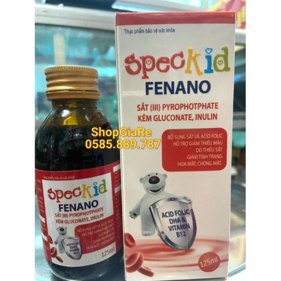 Speckid Multivitamin, D3 Mk7, calci nano, fenano, thymozinc giúp bé ăn ngon ngủ tốt,tăng cường sức đề kháng bé thôngminh