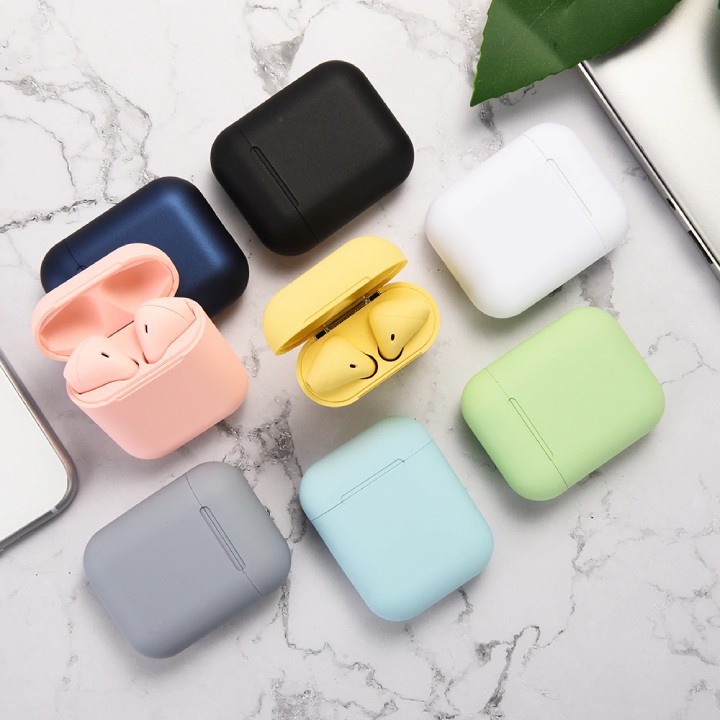 Tai nghe Bluetooth i12  - không dây - đa dạng màu sắc- kết nối nhanh - trẻ trung