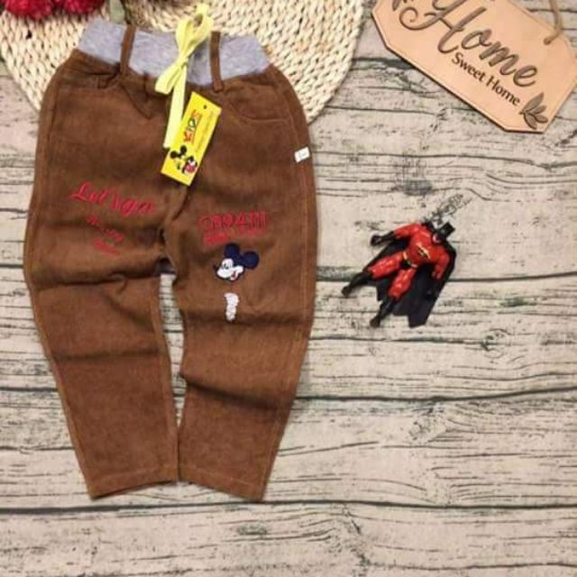 Quần nhung sỉ 38