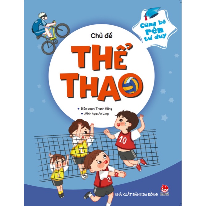 Sách cùng bé rèn tư duy chủ đề thể thao