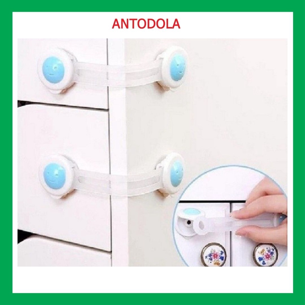 Khóa cửa tủ lạnh mini giá rẻ, khóa gài tủ vải đựng quần áo, tủ nhựa, tủ giày gỗ thông minh, ngăn kéo, lò vi sóng