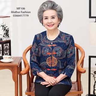 Áo nữ trung niên, áo cho bà già, áo người già, áo cho bà cho mẹ MF106