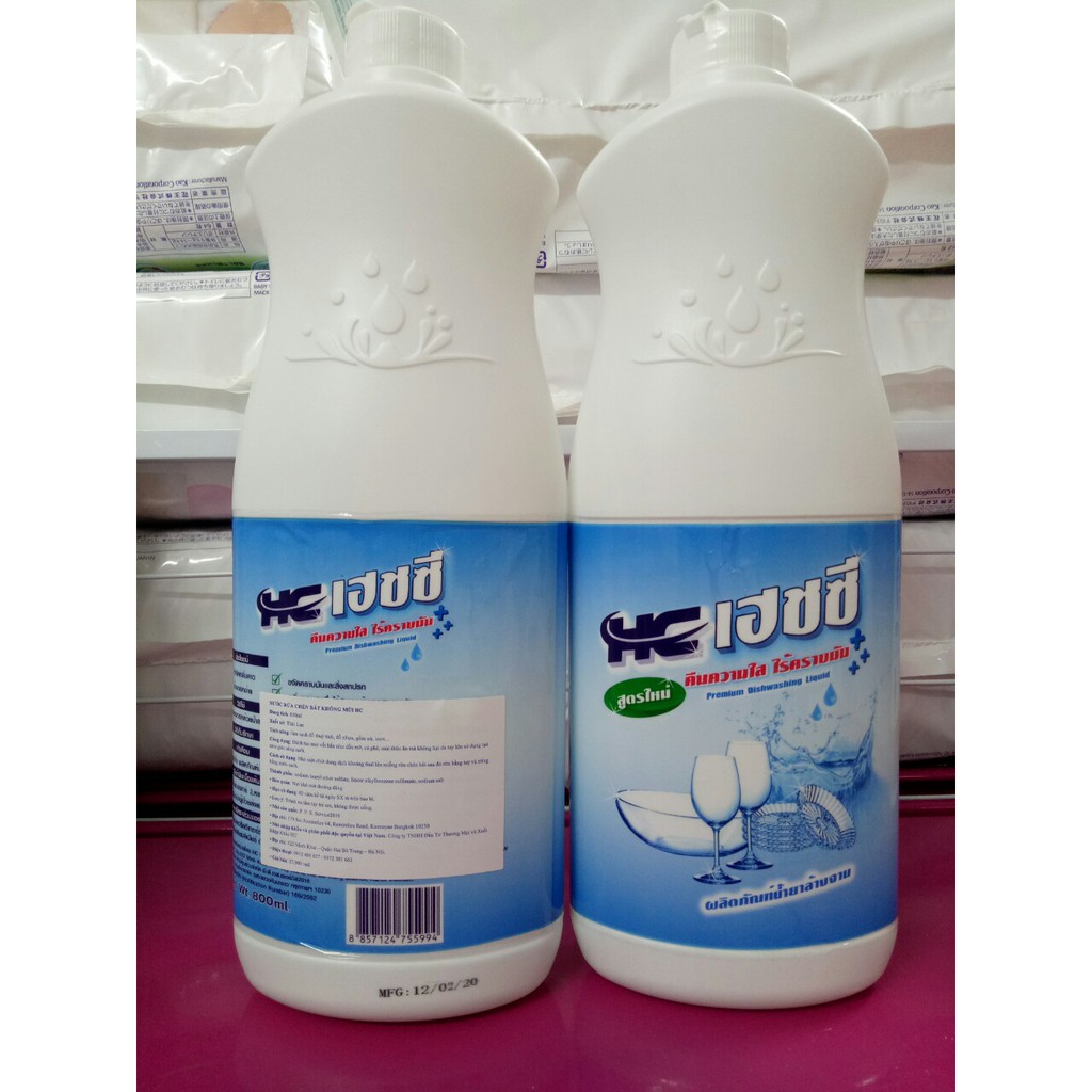 [CHÍNH HÃNG, CÓ TEM NK] Nước rửa bát THÁI chai 800ml