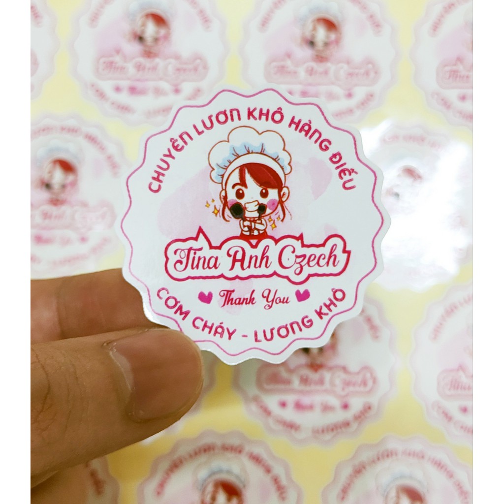 In tem giấy 20 tờ a3 giá cực rẻ, thiết kế theo yêu cầu