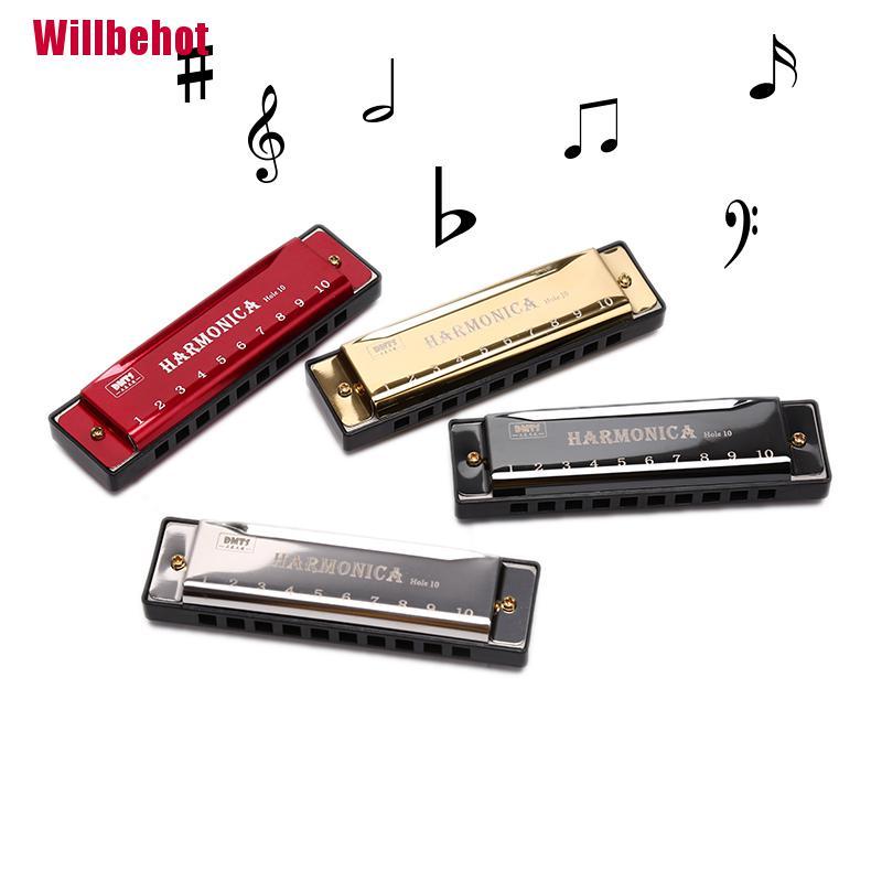 Kèn Harmonica 10 Lỗ Dành Cho Người Mới Tập Chơi