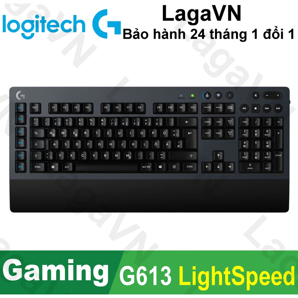 Bàn Phím Cơ Không Dây Gaming Logitech G613 LightSpeed Wireless Mechanical