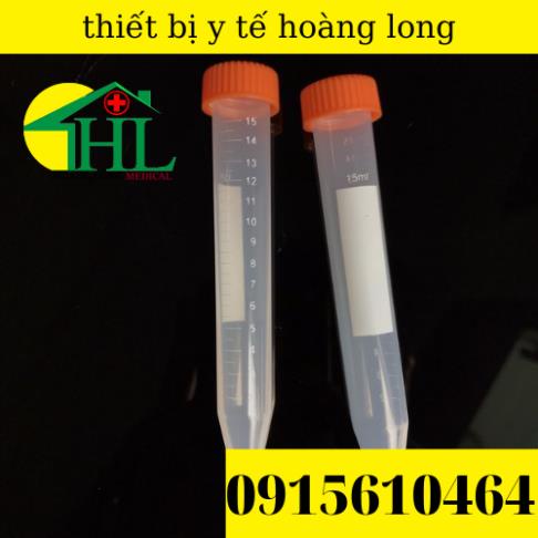 Ống Ly Tâm Falcon 15ml Đáy Nhọn Chuyên Dụng Túi 100 Cái