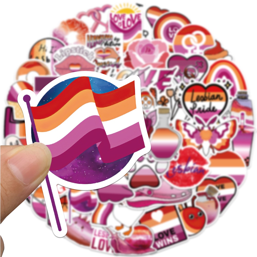 Bộ 50 Sticker Hoạt Hình Xinh Xắn Dùng Để Trang Trí