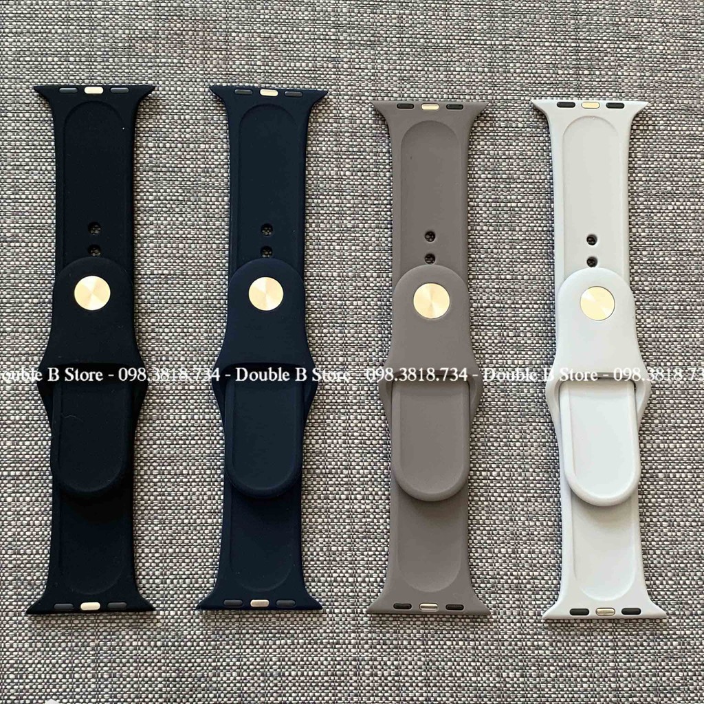 DÂY ĐỒNG HỒ CAO SU APPLE WATCH SPORT BANDS CAO CẤP FULL SIZE 1 2 3 4 5 38mm 40mm 42mm 44mm