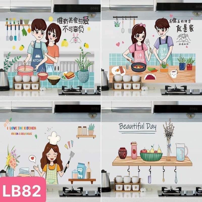 Decan dán bếp cách nhiệt 3D (decan dán bếp cách nhiệt tráng nhôm)