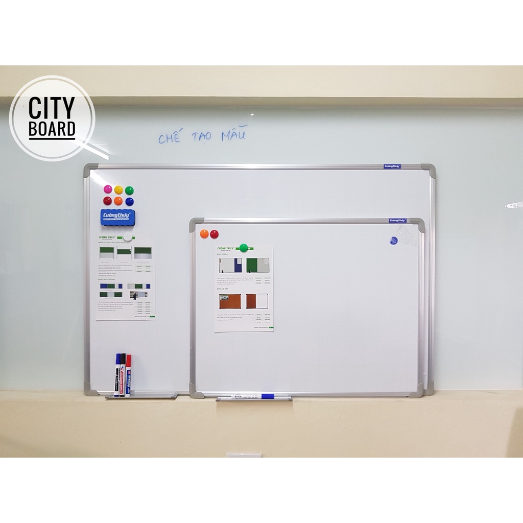 Bảng từ trắng kèm giá dựng