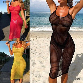 Đầm Lưới Khoác Ngoài Bikini