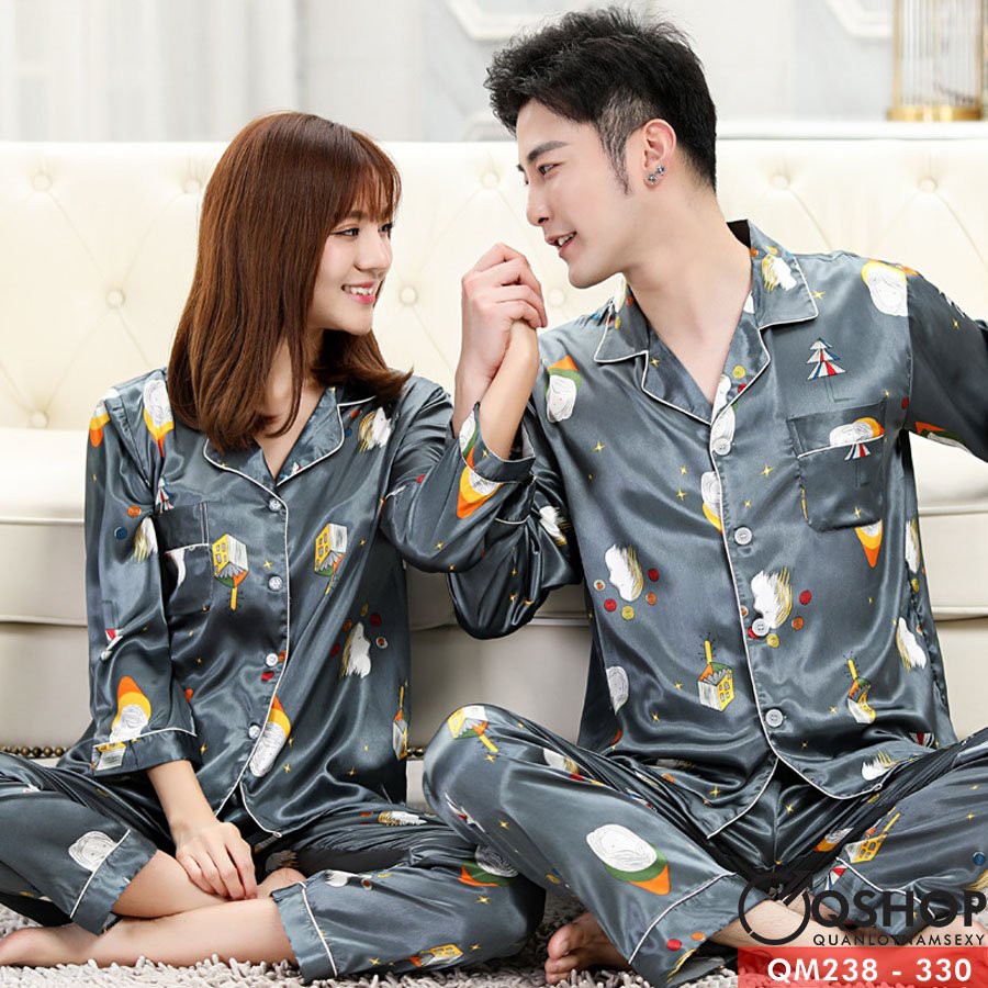 BỘ ĐỒ PIJAMA NAM BỘ MẶC NHÀ MẶC NGỦ NAM QSHOP QM238