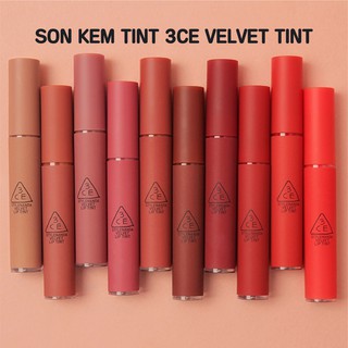 Son kem 3CE Stylenanda Velvet Lip Tint 4g CL050a