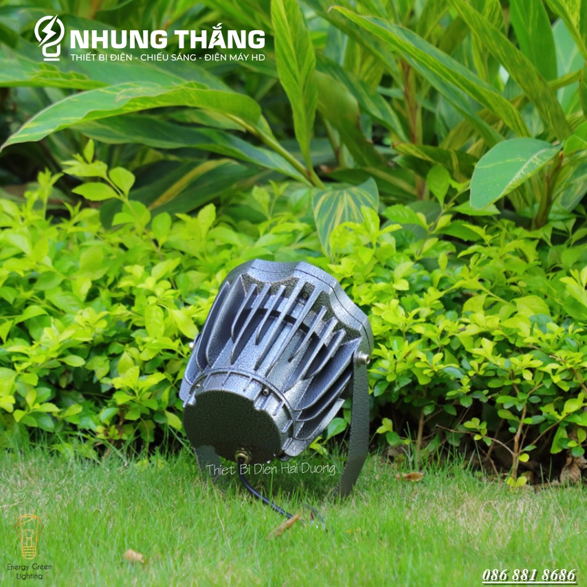 Đèn Rọi Cột,Rọi Cây,Rọi Tường YGS005 - Chiếu Điểm Ngoài Trời - Chống Nước IP65 - Công Suất 10w - Ánh Sáng Trắng,Vàng