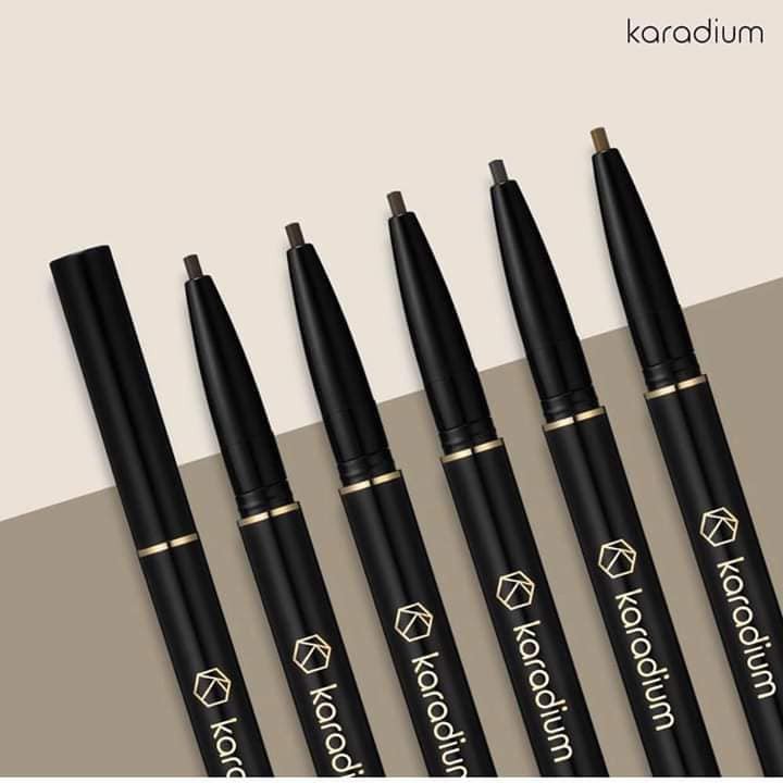 (HÀNG CHUẨN AUTH) Chì Kẻ Mày Hàn Quốc 2 đầu Karadium Flat Eyebrow Pencil 0.3g