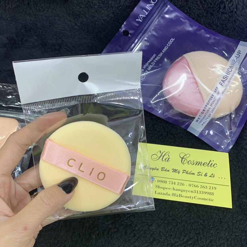 Bông dặm phấn nền+nén