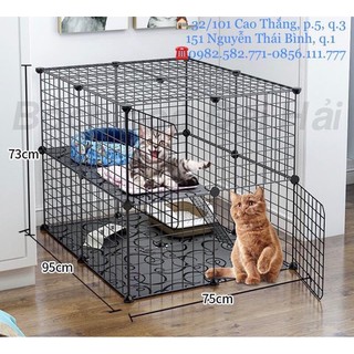 Chuồng mèo lắp ghép,lồng thú cưng như hình