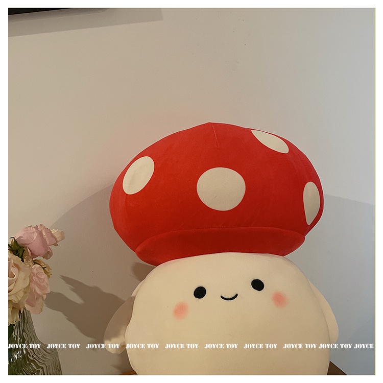 ⚡Siêu dễ Thương⚡Gối Ôm Nhồi Bông Hình Cây Nấm Mềm Mại Dễ Thương