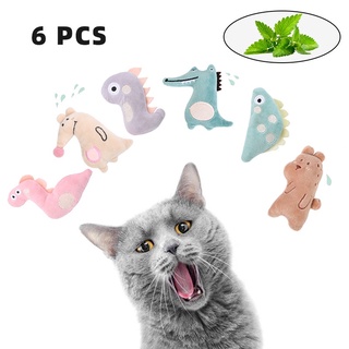 Kawaii Mèo Sang Trọng Đồ Chơi Tương Tác Catnip Đồ Chơi Khủng Long Gấu Cá Sấu Hình Dạng Đồ Chơi Cho Mèo Phụ Kiện Pet Nguồn Cung Cấp Catnip Bên Trong Đồ Chơi