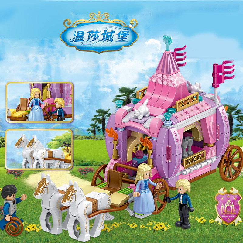 [Mã LIFETOYS1 giảm 30K đơn 99K] Đồ Chơi Lắp Ráp Lego Mô Hình Xe Ngựa Hoàng Gia Công Chúa Disney Dành Cho Trẻ Em