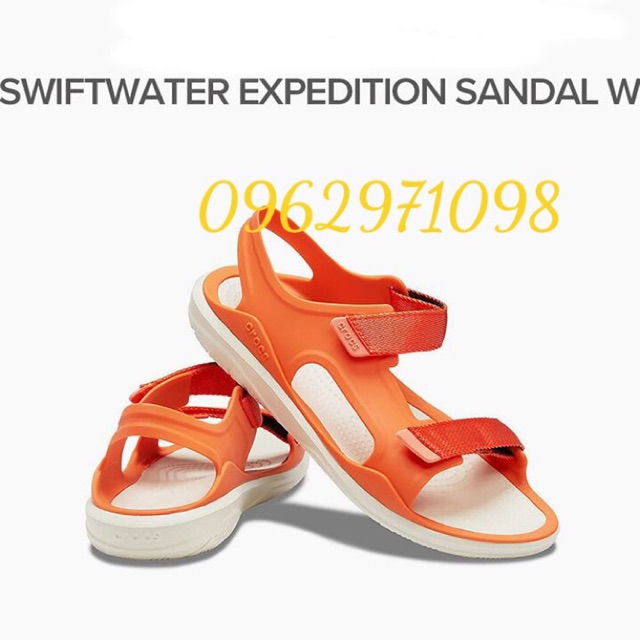 SANDAL CROSS SWIFTWATER CHO NỮ MÀU CAM