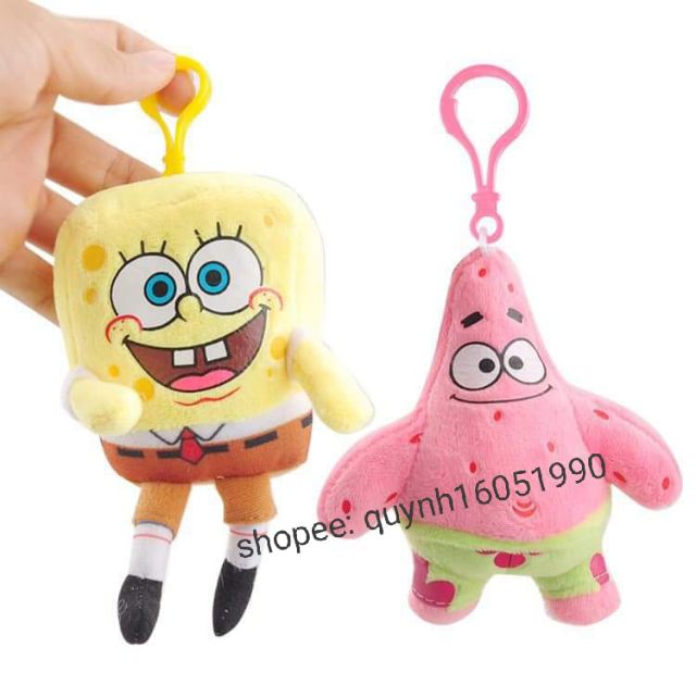 gấu bông bọt biển, sao biển 25cm SPONGEBOB PLUSH TOY