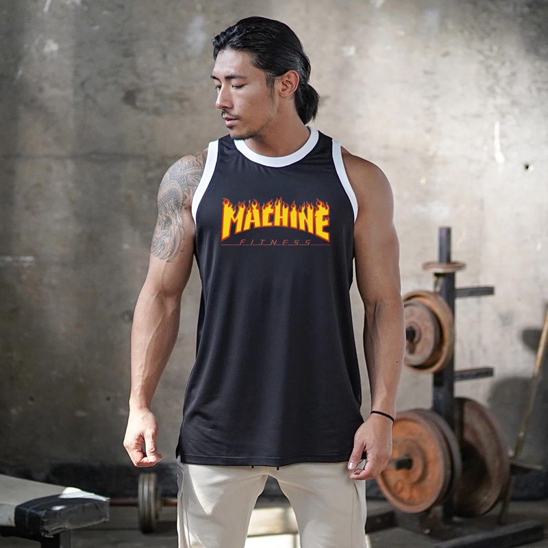 Áo Ba Lỗ Thể Thao In Họa Tiết Thời Trang Mùa Hè Dành Cho Nam 2022