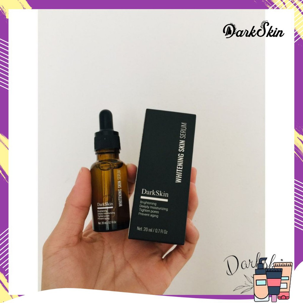 💎 Serum tinh chất DNA nhau thai cá hồi dưỡng trắng,tái tạo, phục hồi da yếu DarkSkin 20ml
